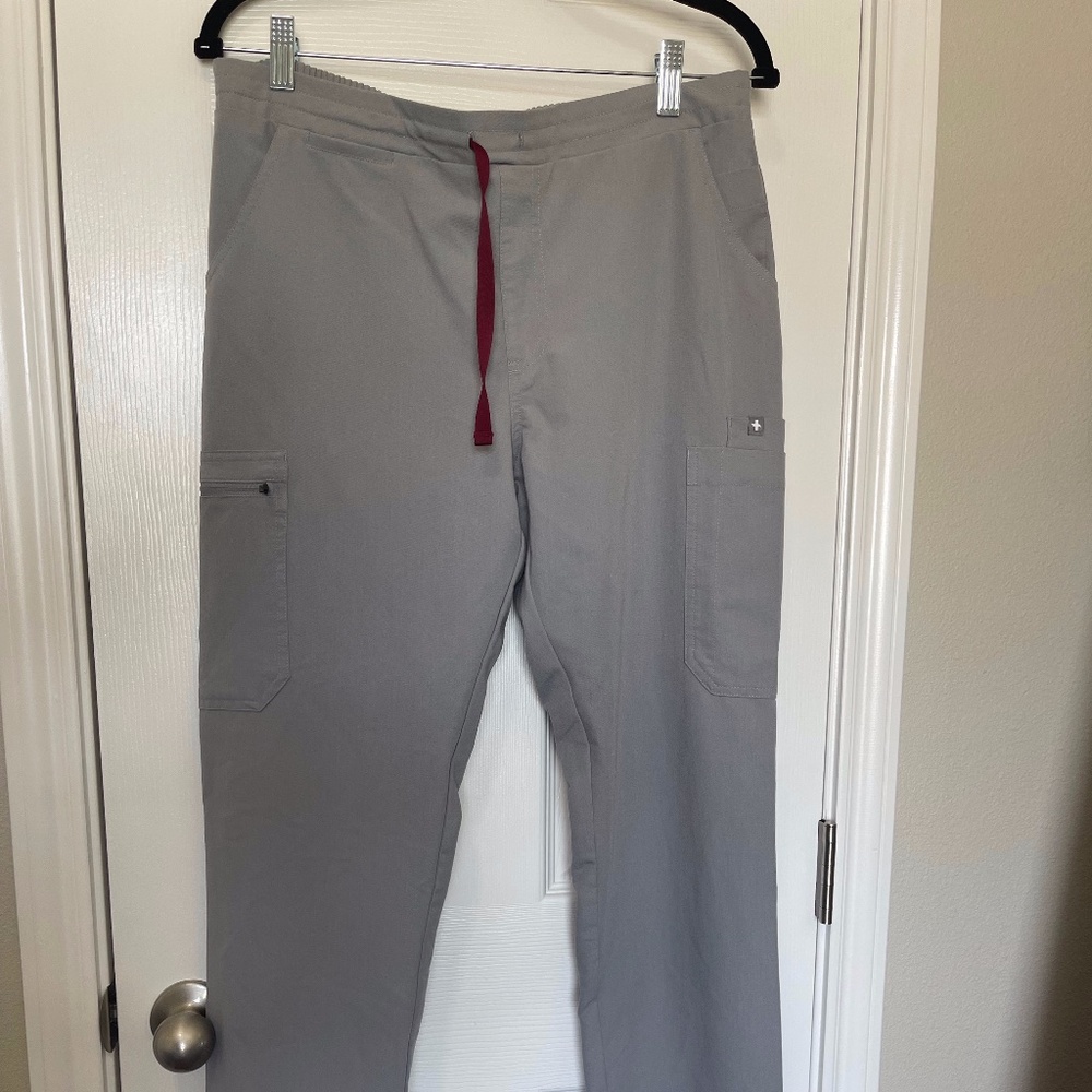 Cement Yola Figs Scrub pants